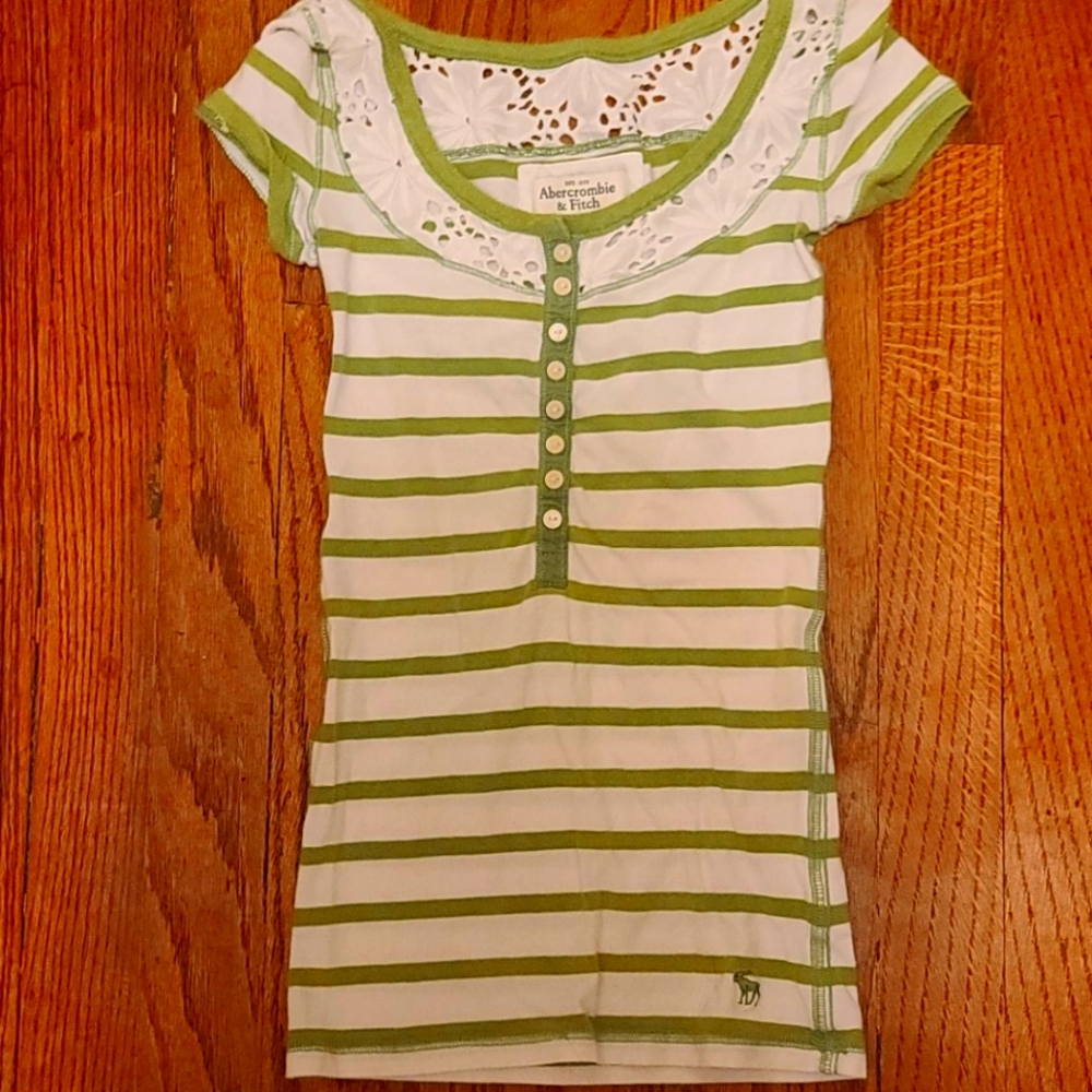 Abercrombie and Fitch stripped tee